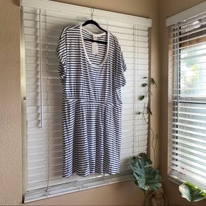 H&M striped mini dress